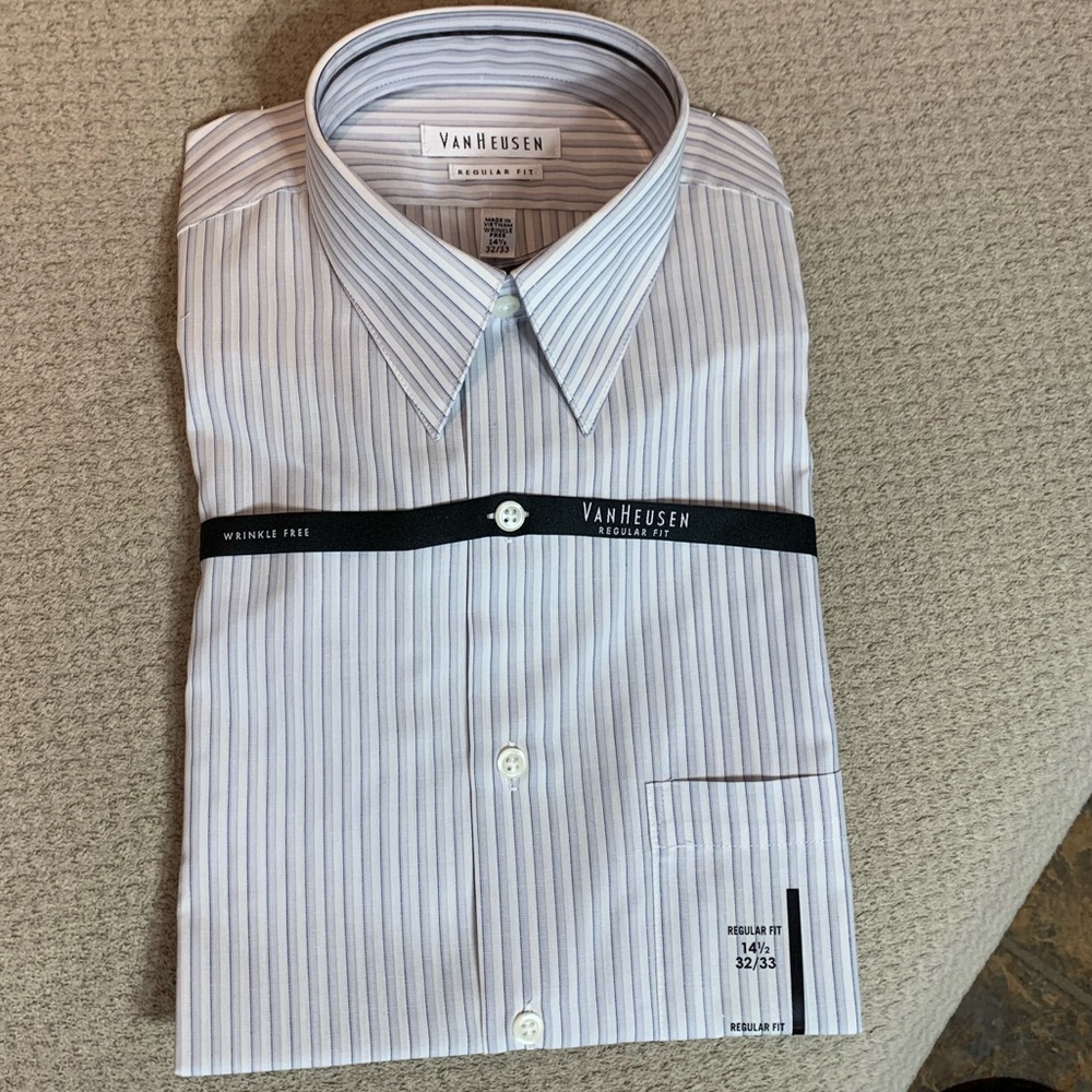 VanHeusen regular fit long sleeve dress shirt